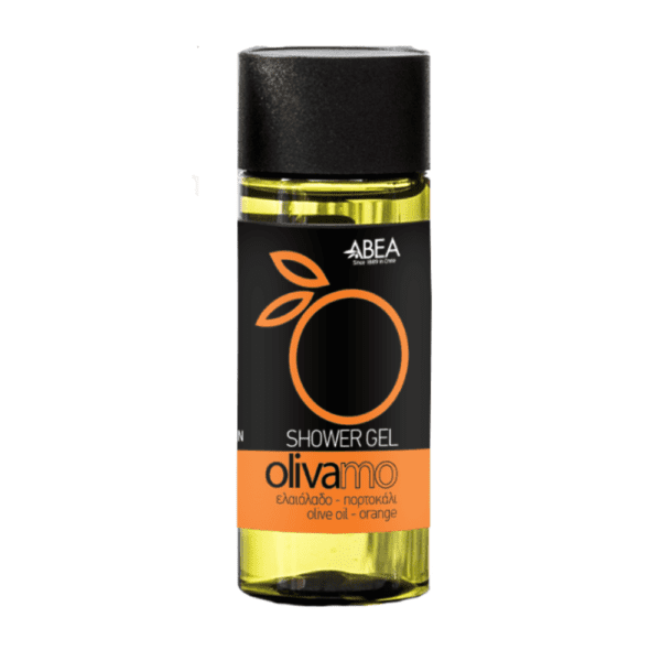 OLIVAMO ABEA Shower gel olive oil-orange 35ml plastic bottle