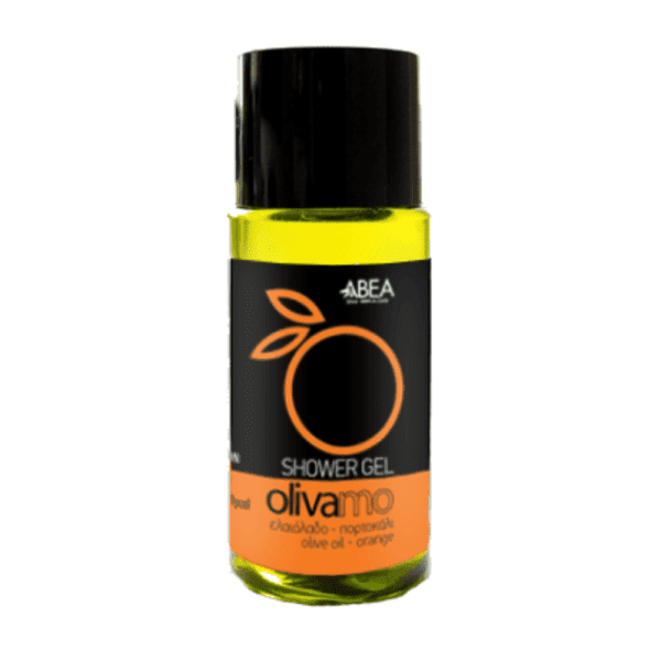 OLIVAMO ABEA Shower gel olive oil-orange 60ml plastic bottle