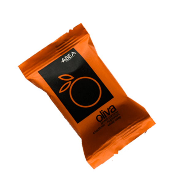 OLIVAMO White soap olive oil - orange 25g