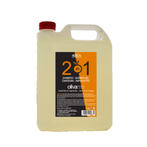 OLIVAMO ABEA 2 in 1 Shampoo and shower gel olive oil-orange 4l plastic container