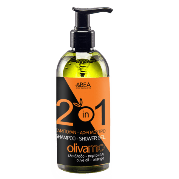 OLIVAMO Shampoo & shower gel 2 in 1 olive oil - orange 300ml