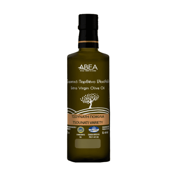 EXTRA VIRGIN OLIVE OIL: TSOUNATI VARIETY Glass bottle Dorica 100 ml