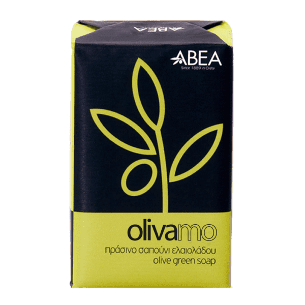 OLIVAMO Green Olive Oil Soap 125g paper pack